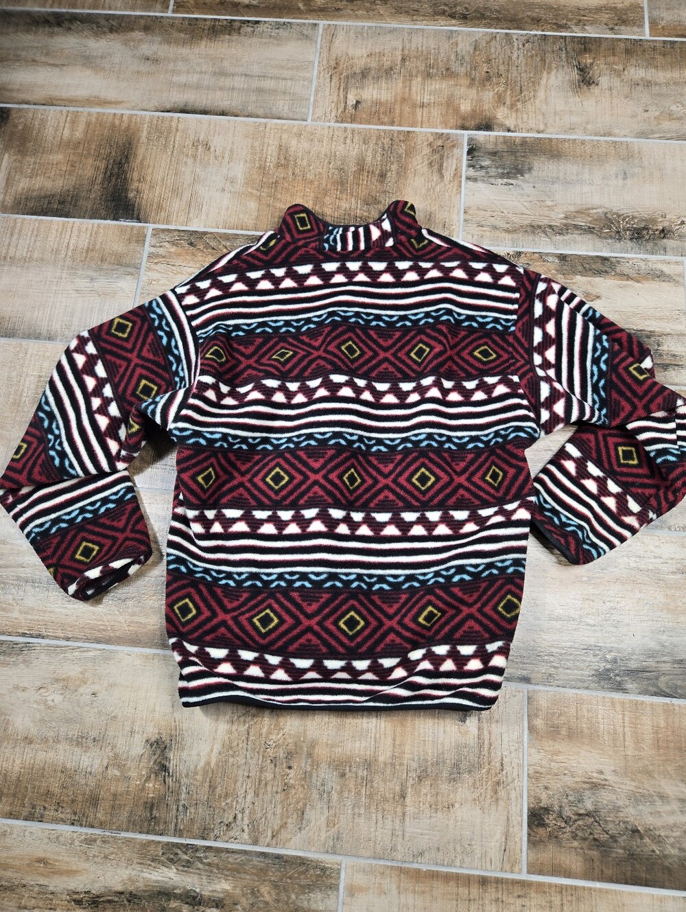 Patagonia Synchilla Snap-T Fleece Pullover Mens Large Aztec Geo Saltillo Jacket - Picture 12 of 16